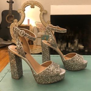 Sparkly heels
